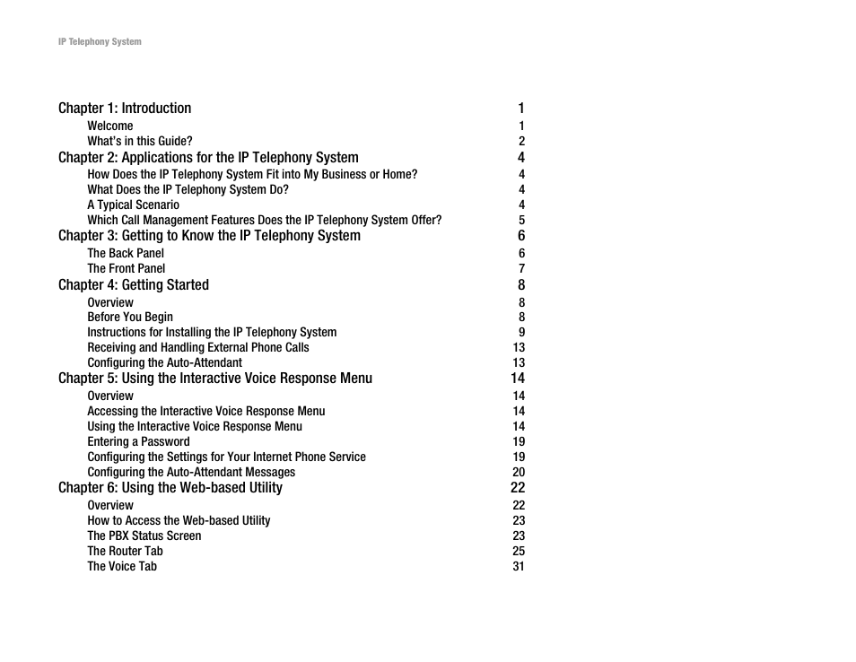 Linksys SPA9000 User Manual | Page 3 / 128