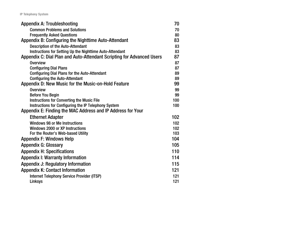 Linksys SPA9000 User Manual | Page 4 / 128