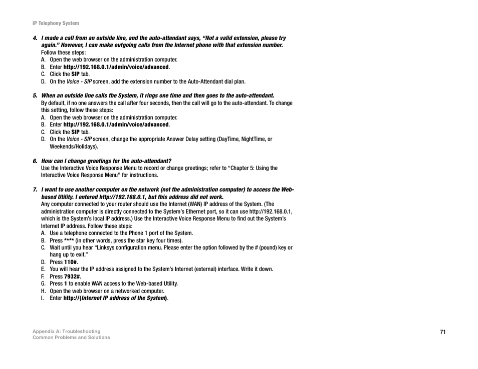 Linksys SPA9000 User Manual | Page 78 / 128