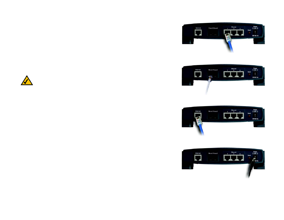 Connection instructions | Linksys RT31P2 User Manual | Page 15 / 73