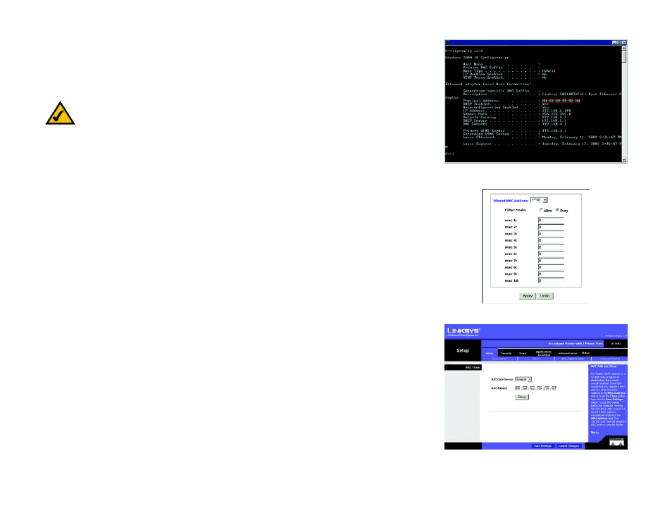 For the router’s web-based utility | Linksys RT31P2 User Manual | Page 62 / 73