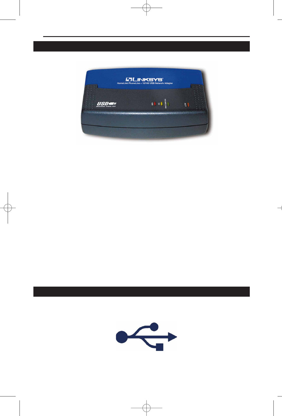 Linksys HomeLink Phoneline + 10/100 USB Network Adapter USB100H1 User Manual | Page 7 / 44