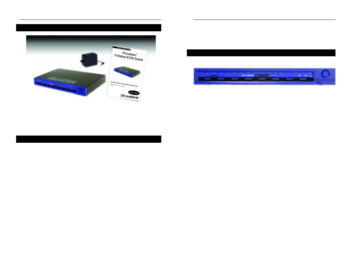 Getting to know the proconnect, Station kvm switch | Linksys ProConnect SVIEW08 v2 User Manual | Page 4 / 17