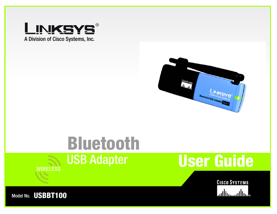Linksys USBBT100 User Manual | 33 pages