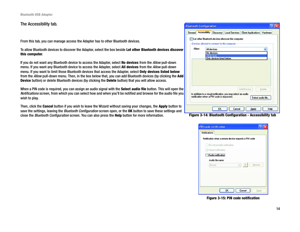 Linksys USBBT100 User Manual | Page 18 / 33