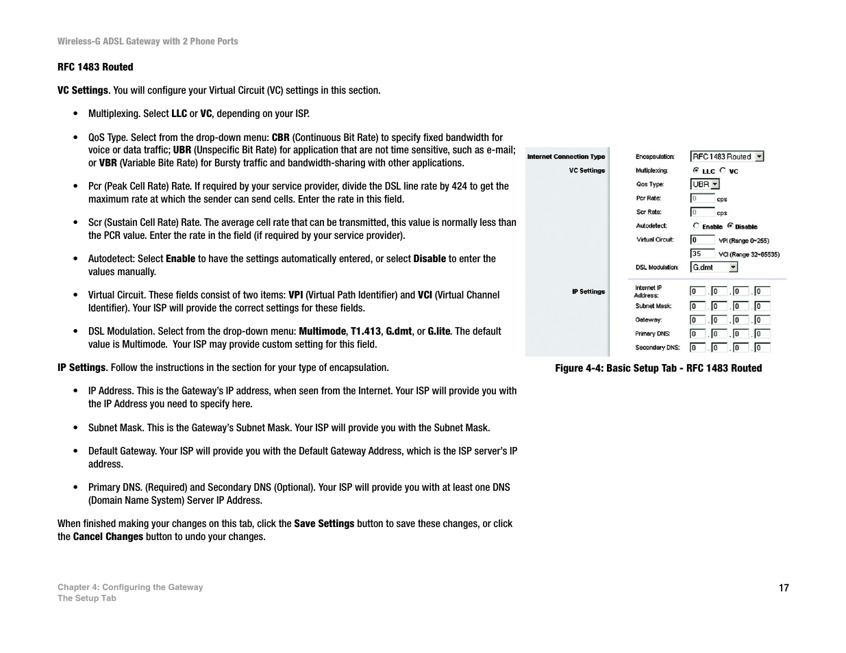 Linksys 2.4 GHz 802.11g Wireless-G ADSL Gateway with 2 Ports WAG54GP2 User Manual | Page 26 / 137