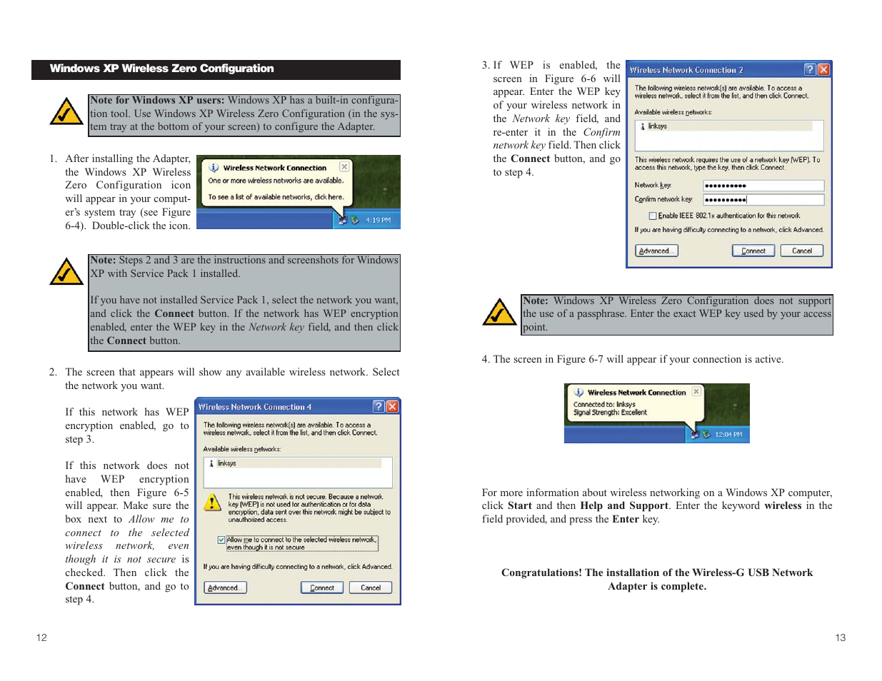 Linksys WUSB54G User Manual | Page 10 / 25