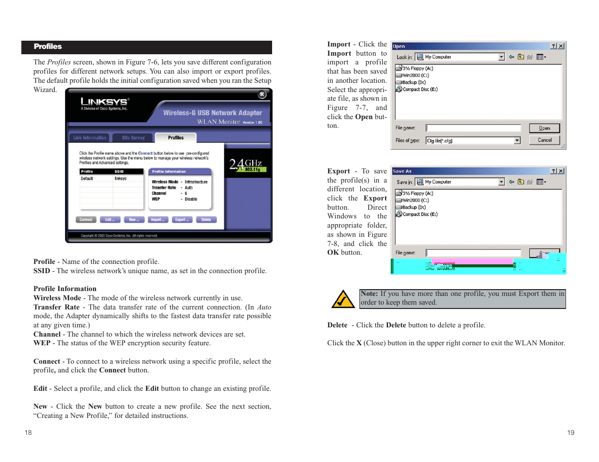 Linksys WUSB54G User Manual | Page 13 / 25