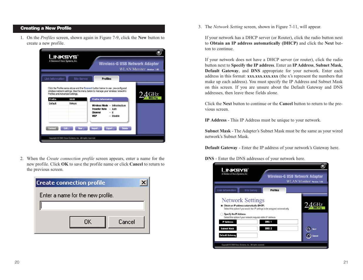Linksys WUSB54G User Manual | Page 14 / 25