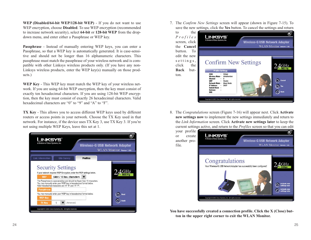 Linksys WUSB54G User Manual | Page 16 / 25