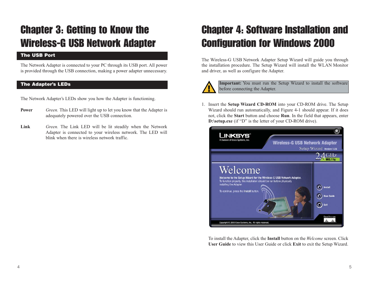 Linksys WUSB54G User Manual | Page 6 / 25