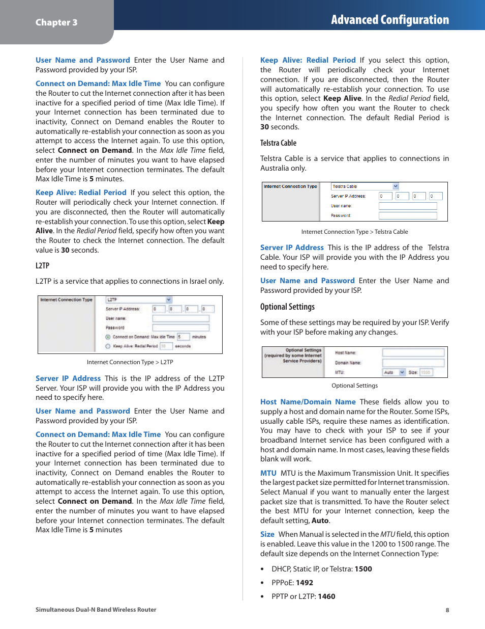 Advanced configuration | Linksys CISCO WRT610N User Manual | Page 10 / 58