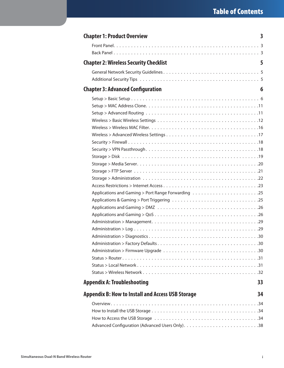 Linksys CISCO WRT610N User Manual | Page 3 / 58