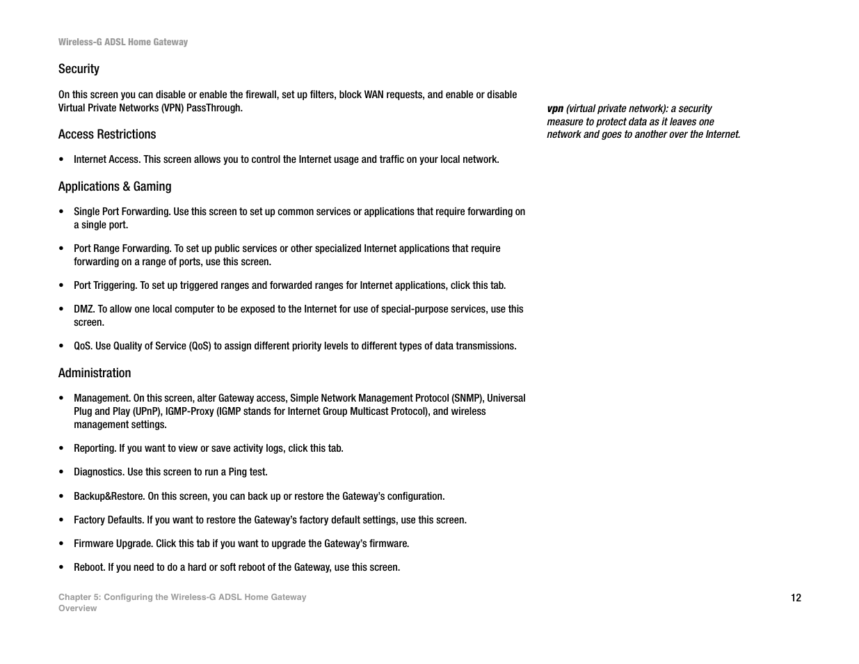Linksys UWAG200G User Manual | Page 18 / 867