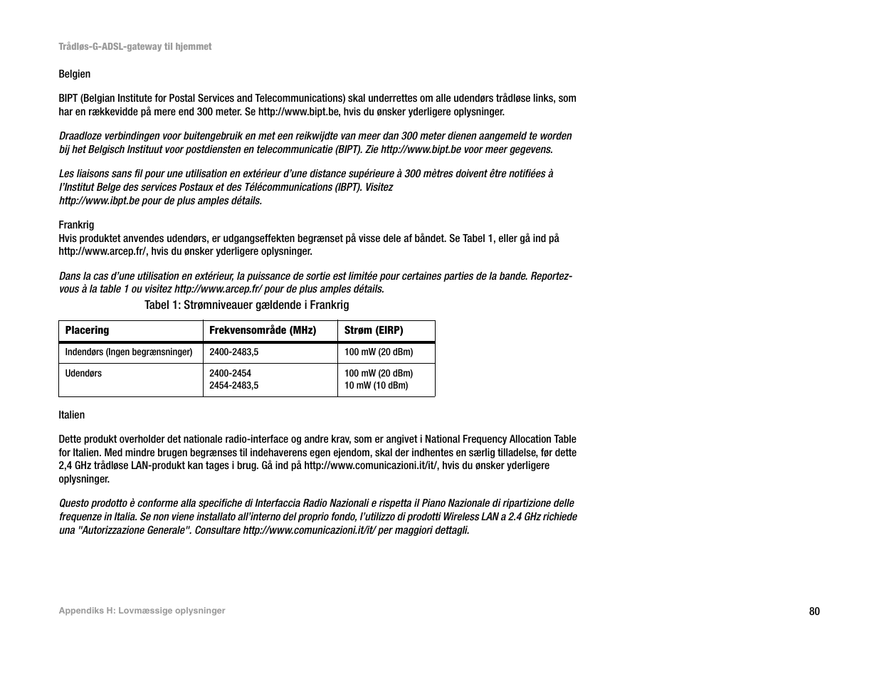 Linksys UWAG200G User Manual | Page 180 / 867