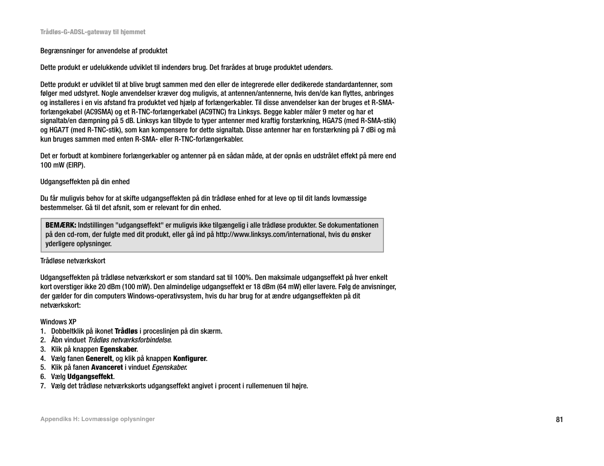 Linksys UWAG200G User Manual | Page 181 / 867