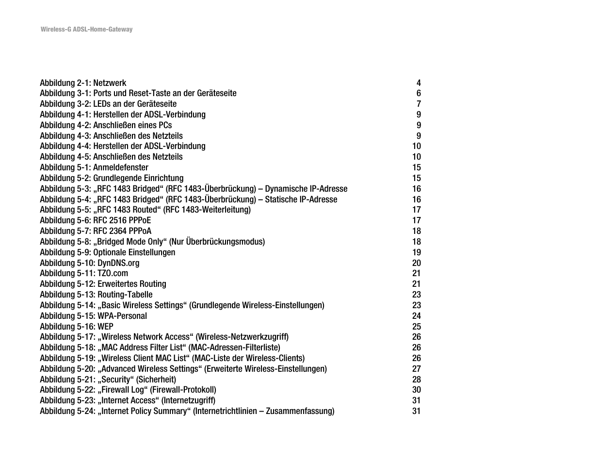 Liste der abbildungen | Linksys UWAG200G User Manual | Page 194 / 867