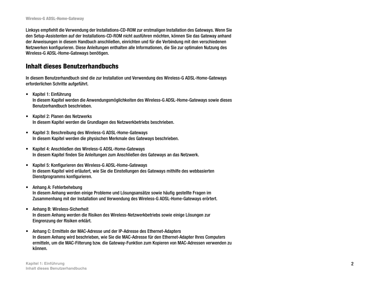 Inhalt dieses benutzerhandbuchs | Linksys UWAG200G User Manual | Page 197 / 867