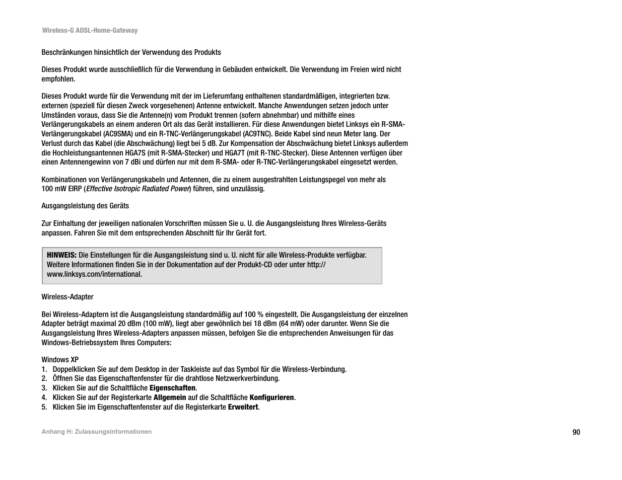 Linksys UWAG200G User Manual | Page 285 / 867