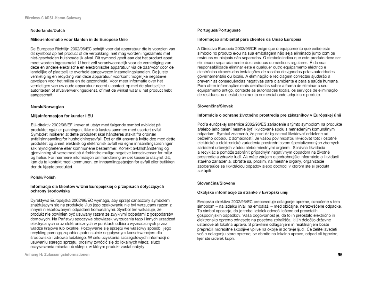 Linksys UWAG200G User Manual | Page 290 / 867