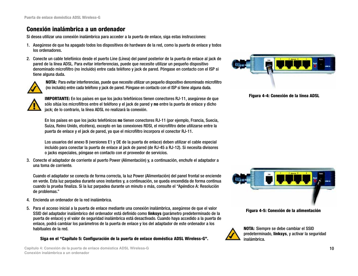 Conexión inalámbrica a un ordenador | Linksys UWAG200G User Manual | Page 309 / 867