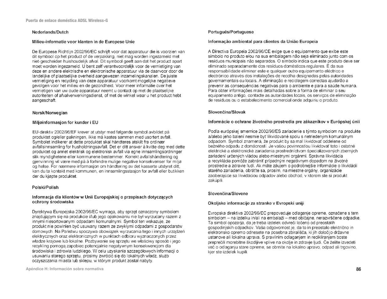 Linksys UWAG200G User Manual | Page 385 / 867