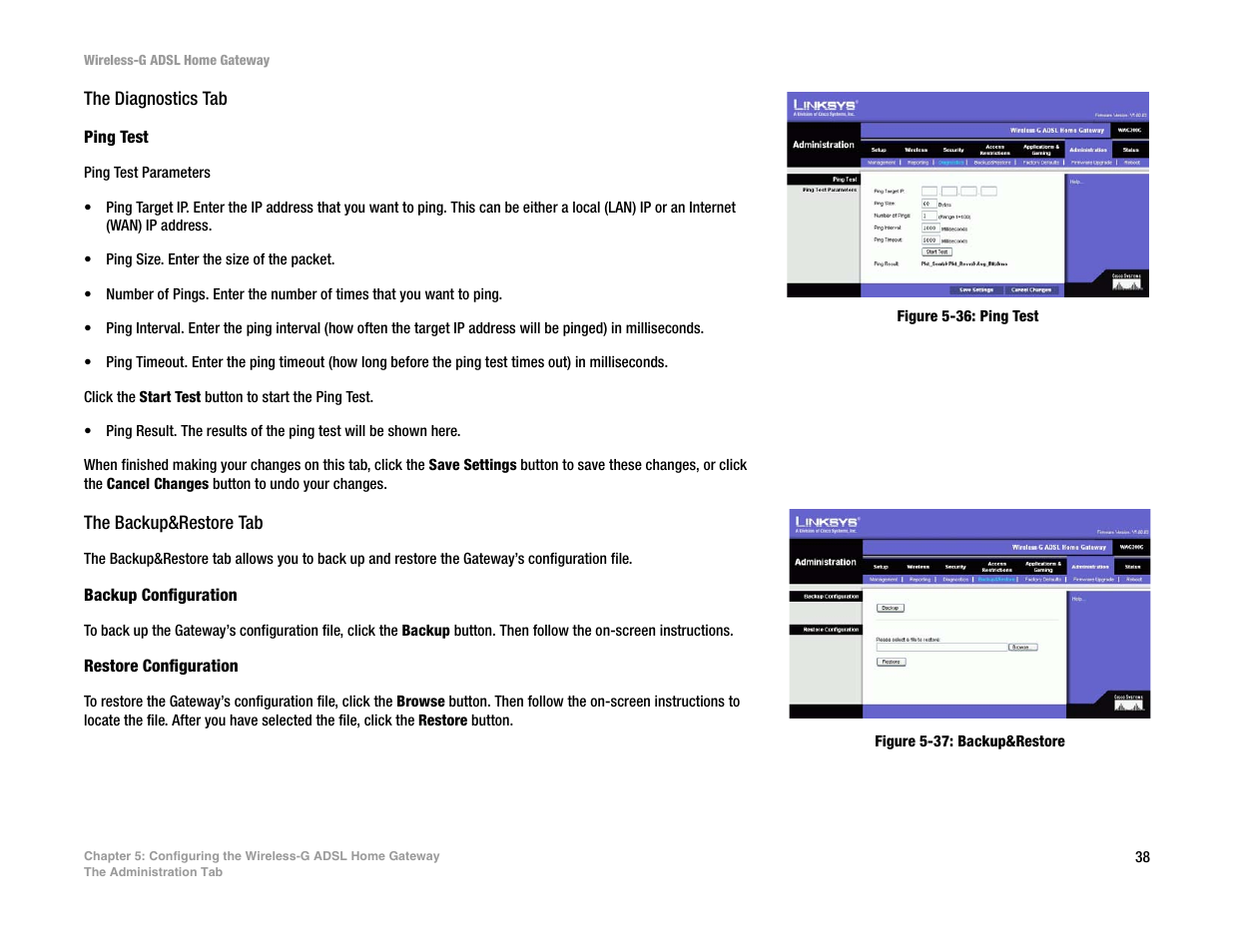 Linksys UWAG200G User Manual | Page 44 / 867