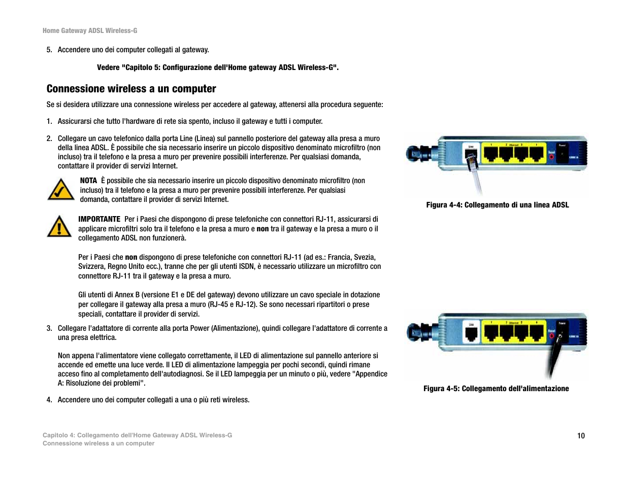 Connessione wireless a un computer | Linksys UWAG200G User Manual | Page 499 / 867