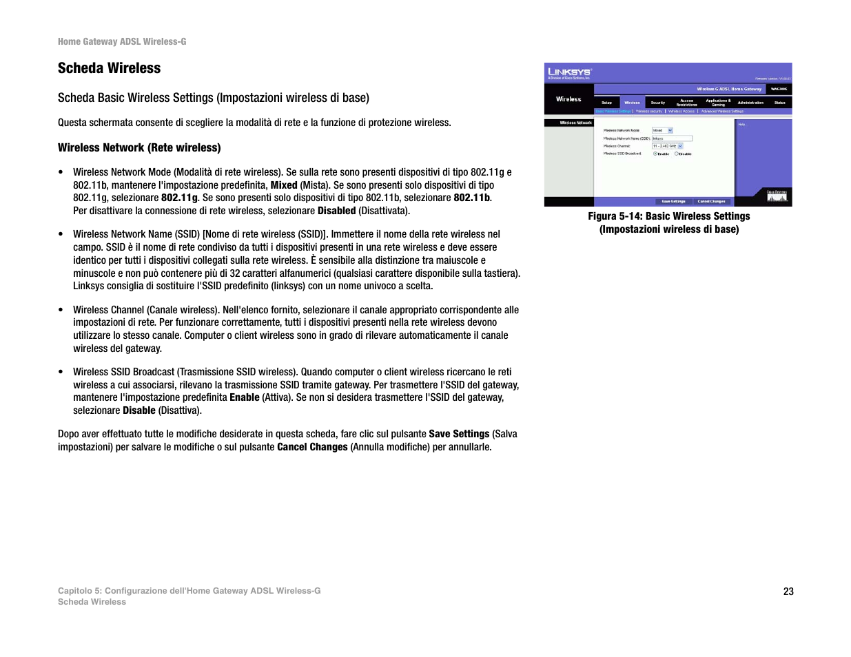 Scheda wireless | Linksys UWAG200G User Manual | Page 512 / 867