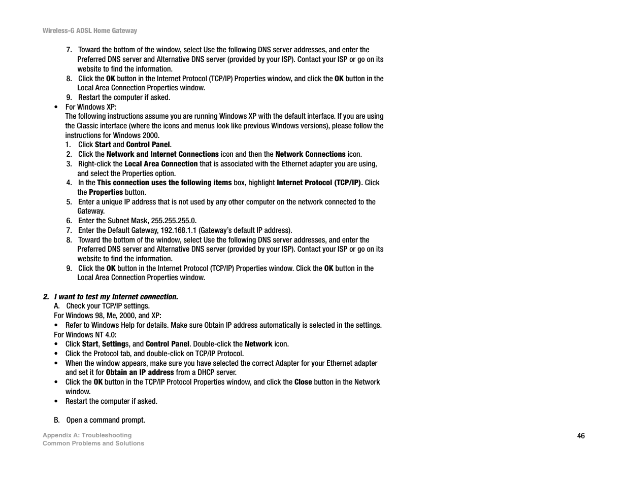 Linksys UWAG200G User Manual | Page 52 / 867