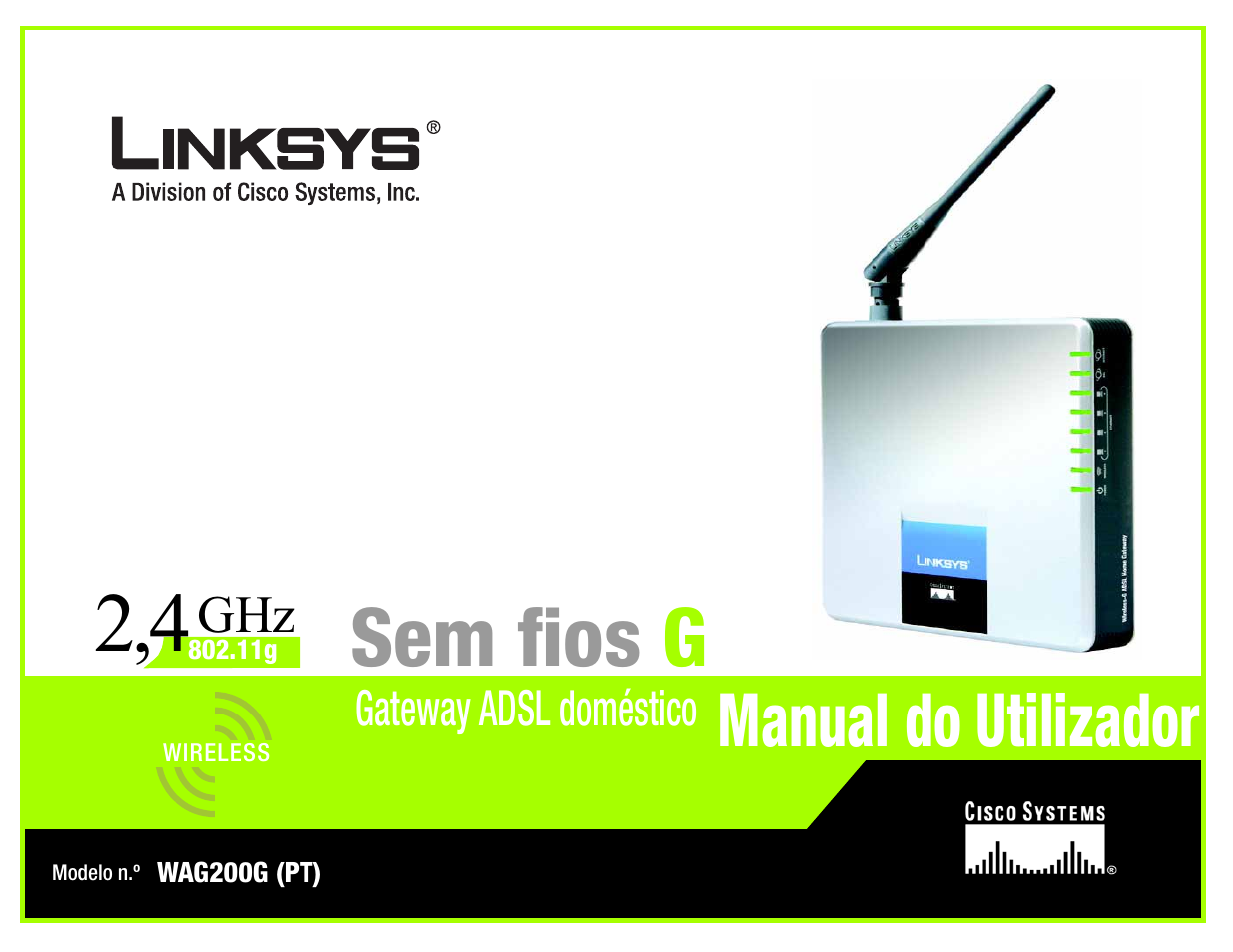 Portuguese, manual do utilizador, Sem fios g, Manual do utilizador | Linksys UWAG200G User Manual | Page 678 / 867
