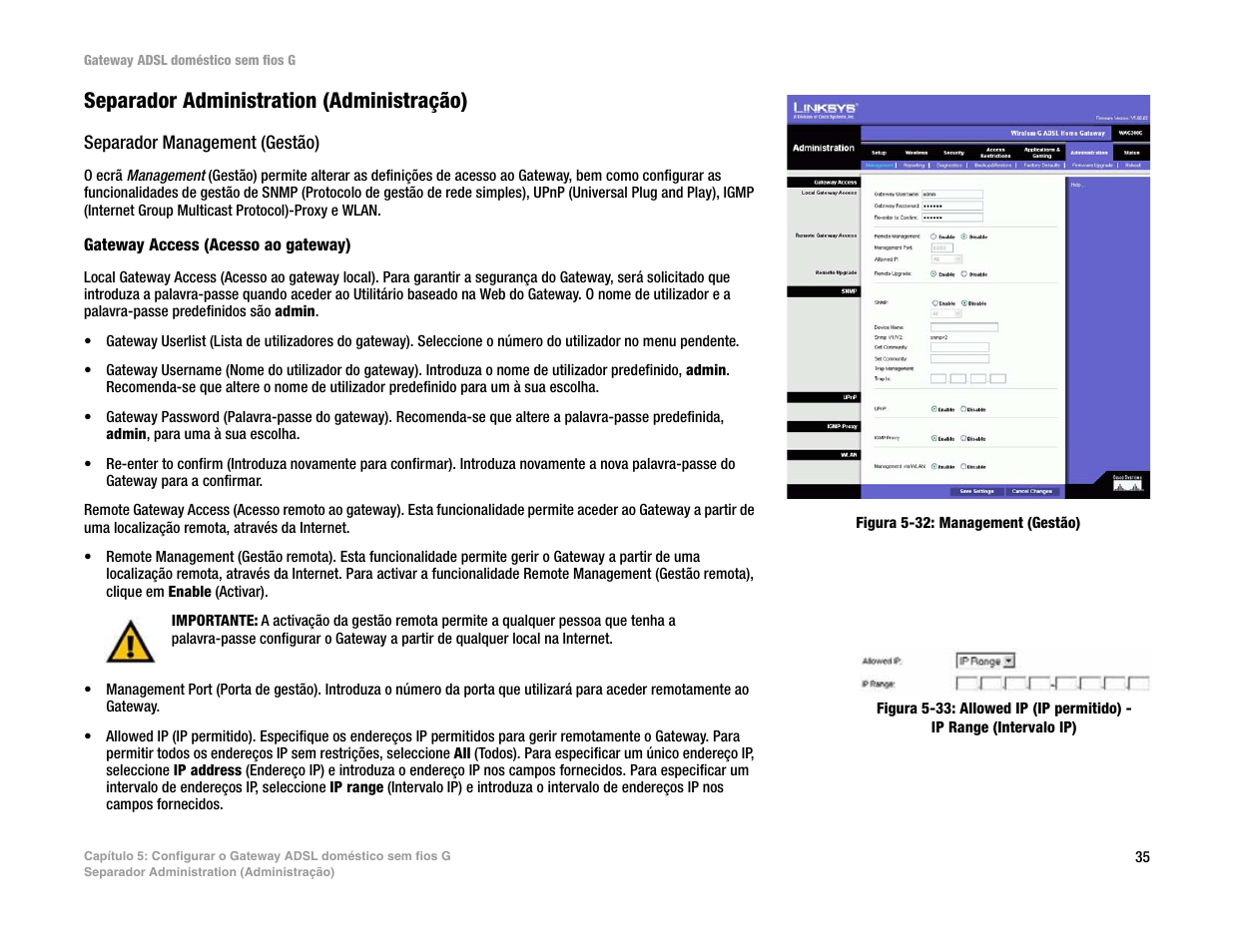 Separador administration (administração) | Linksys UWAG200G User Manual | Page 718 / 867