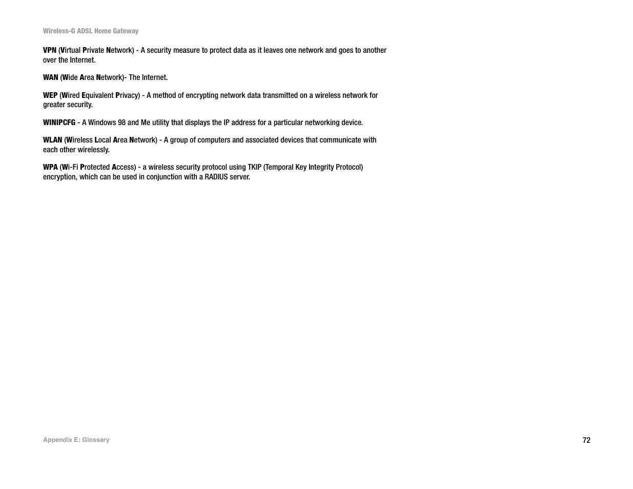 Linksys UWAG200G User Manual | Page 78 / 867