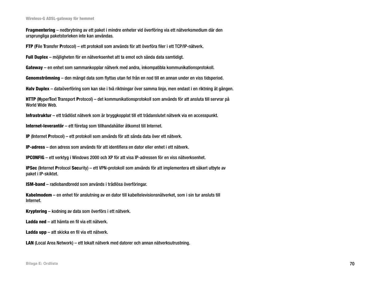 Linksys UWAG200G User Manual | Page 847 / 867