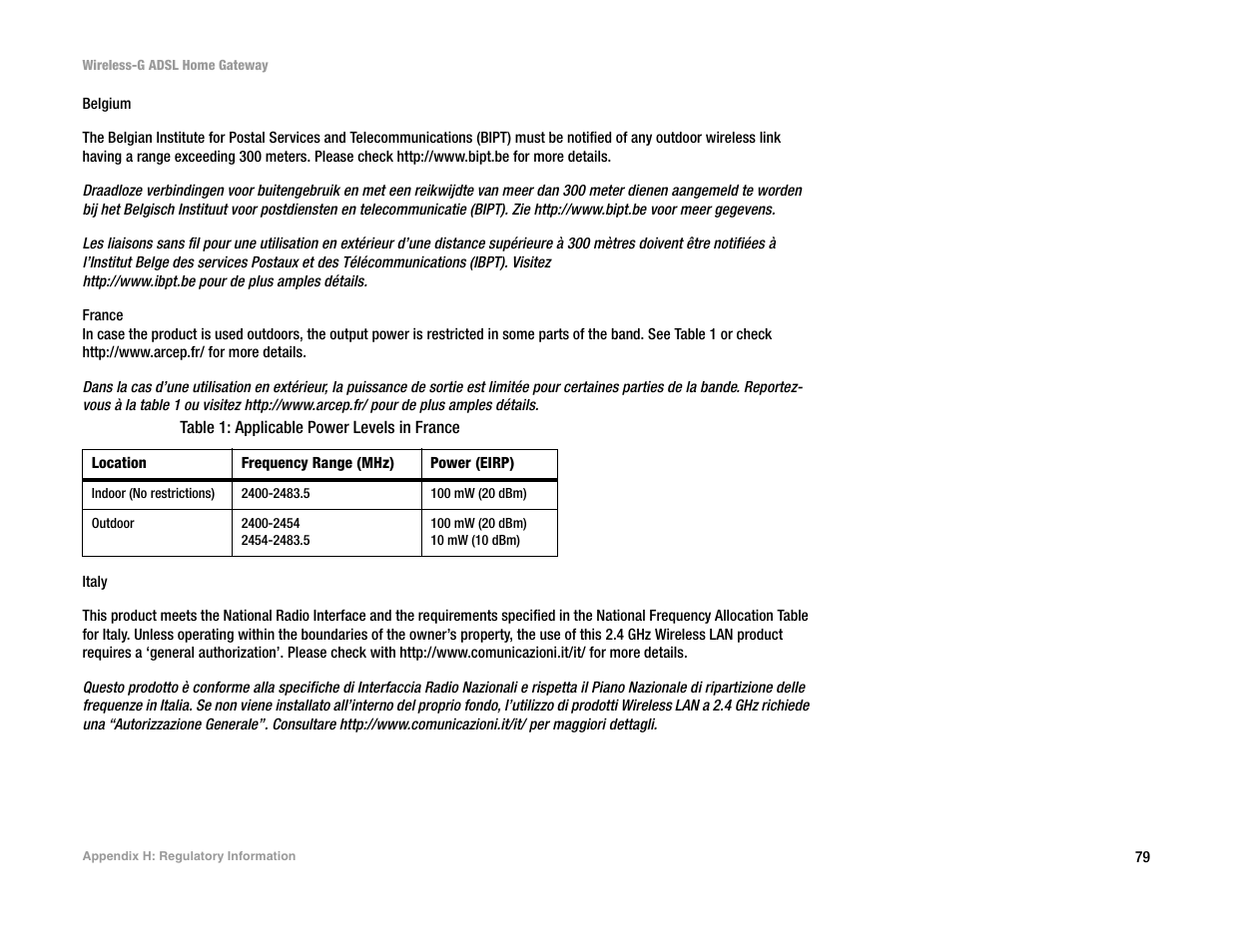 Linksys UWAG200G User Manual | Page 85 / 867