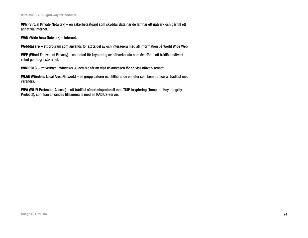 Linksys UWAG200G User Manual | Page 851 / 867