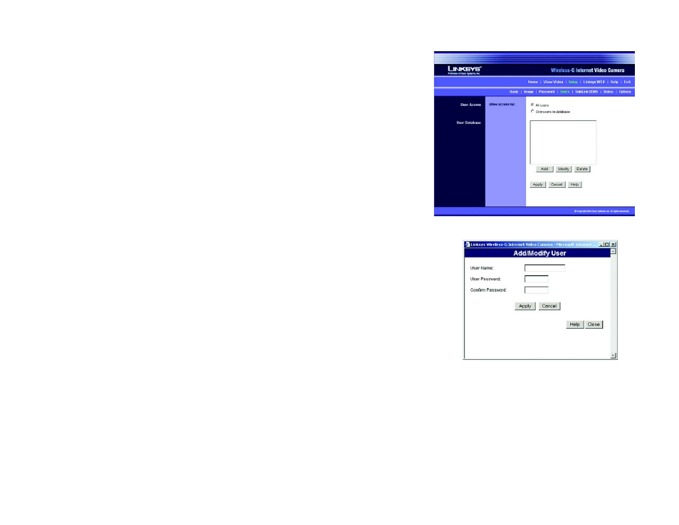 Linksys WVC54G User Manual | Page 56 / 87