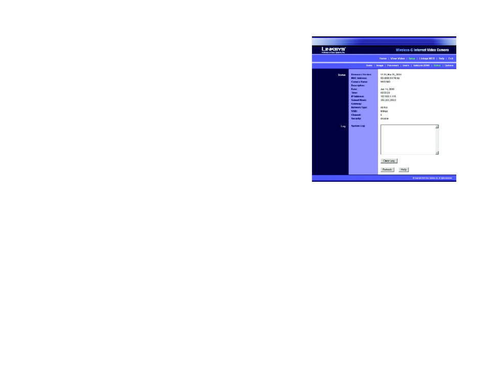 Linksys WVC54G User Manual | Page 60 / 87