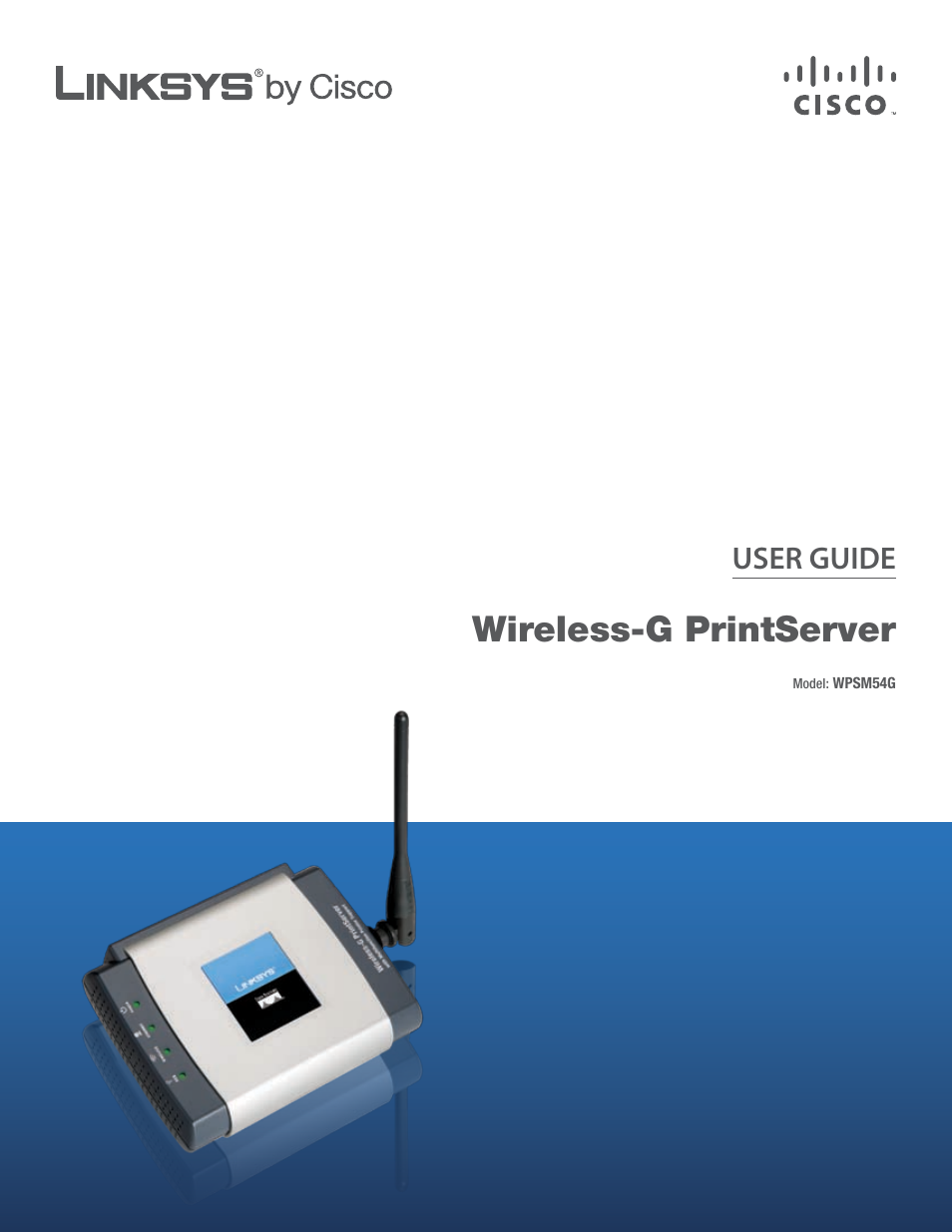 Linksys Wireless-G Print Server WPSM54G User Manual | 37 pages