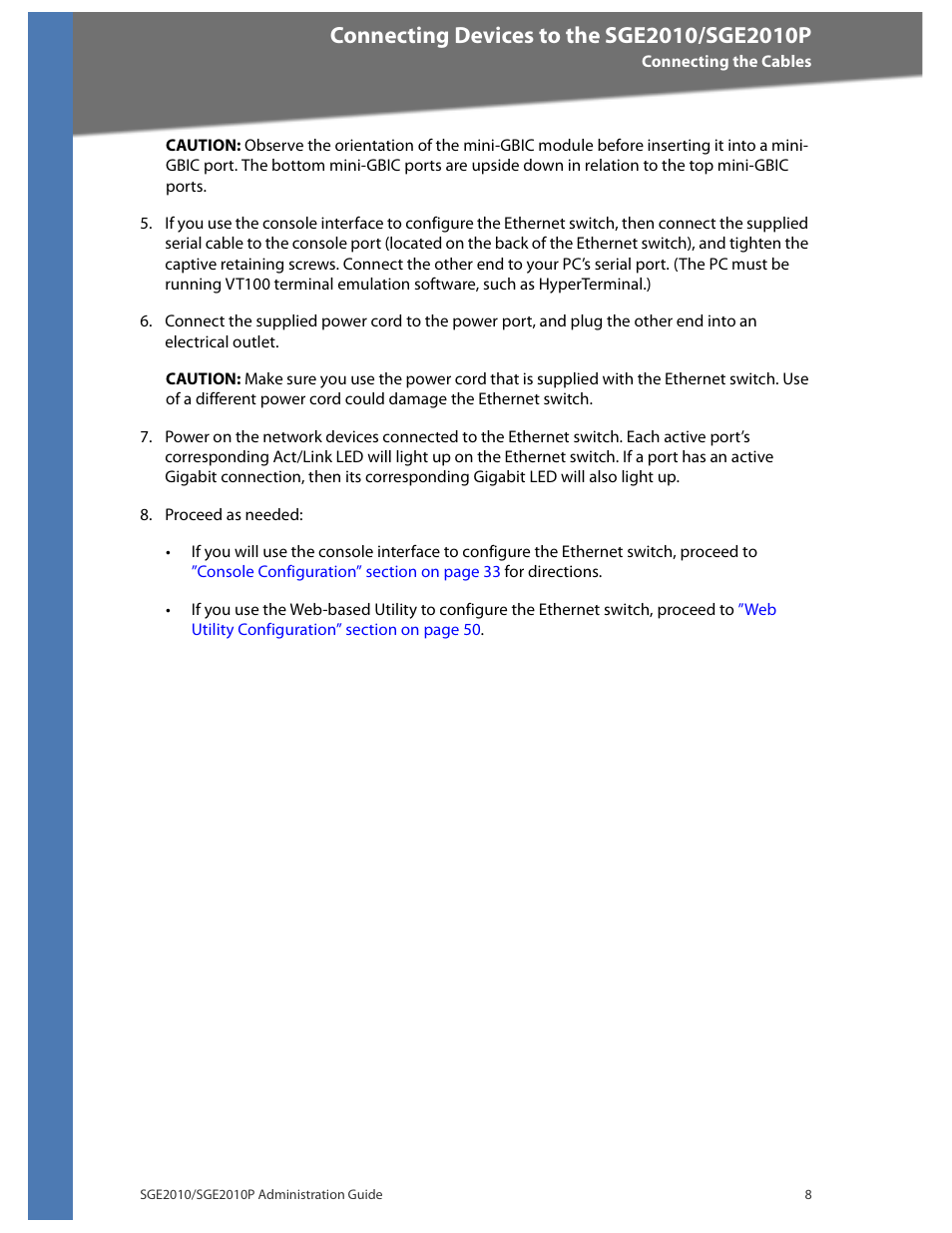 Linksys Ethernet SGE2010 User Manual | Page 11 / 66