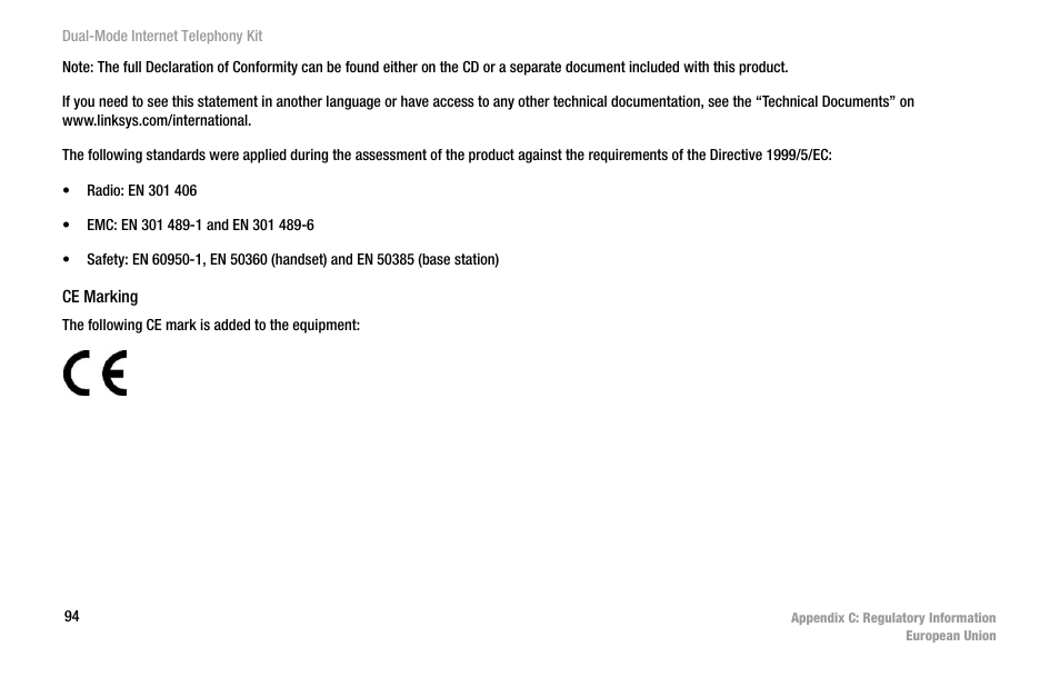 Linksys iPhone CIT400 User Manual | Page 102 / 106