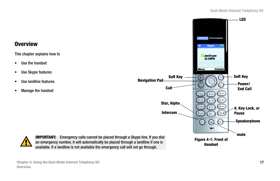 Overview | Linksys iPhone CIT400 User Manual | Page 25 / 106