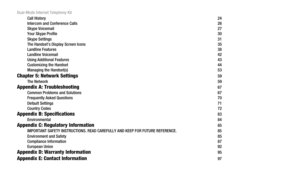 Linksys iPhone CIT400 User Manual | Page 8 / 106