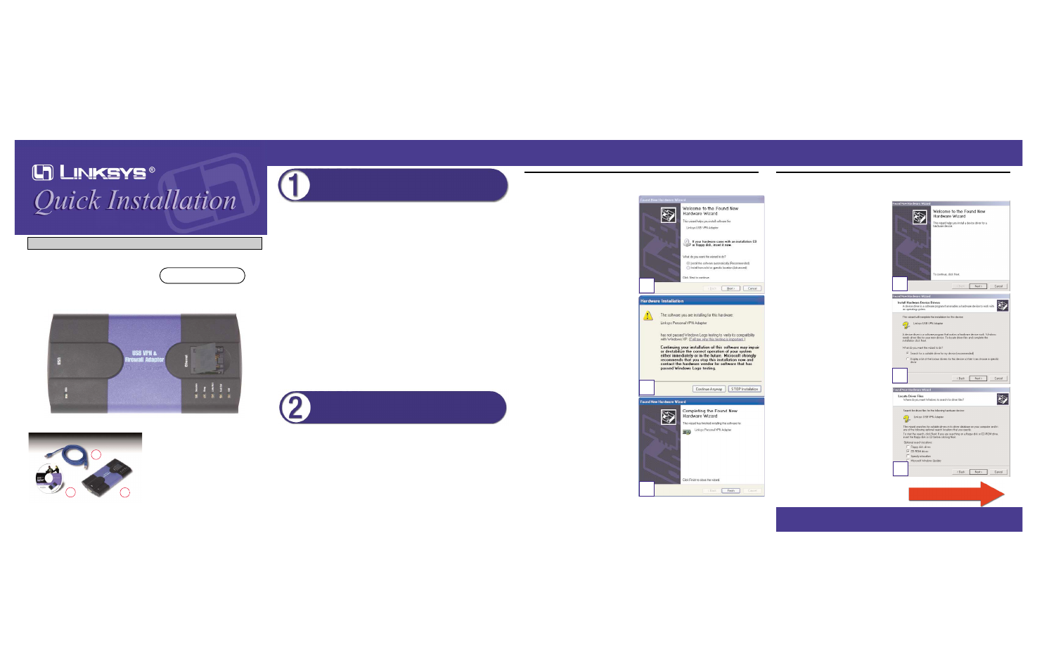 Linksys Etherfast USBVPN1 Series User Manual | 2 pages