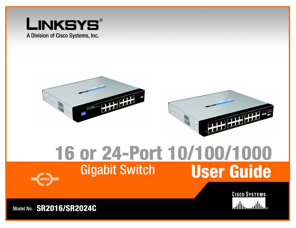 Linksys SR2024C User Manual | 26 pages