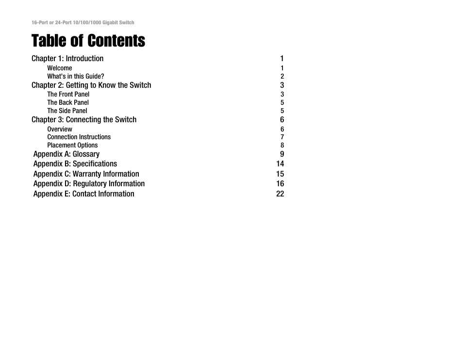 Linksys SR2024C User Manual | Page 3 / 26