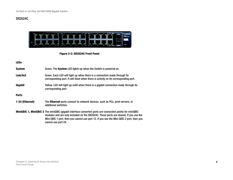 Linksys SR2024C User Manual | Page 8 / 26