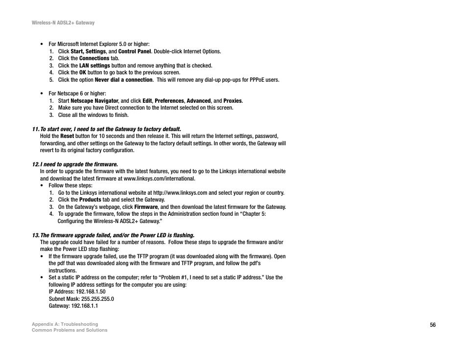 Linksys WAG300N User Manual | Page 62 / 98