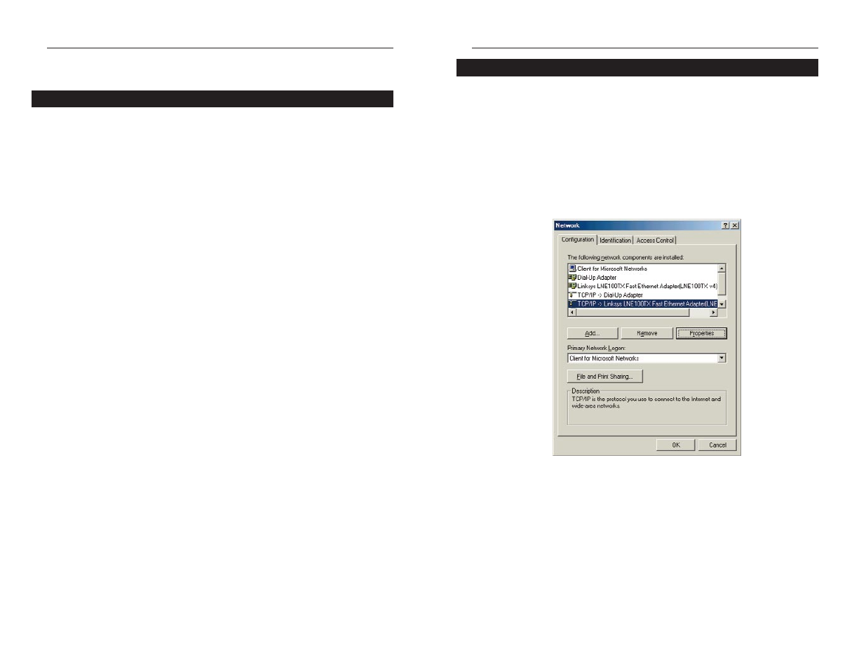 Chapter 4: configuring the pcs | Linksys BEFDSR41W User Manual | Page 11 / 46
