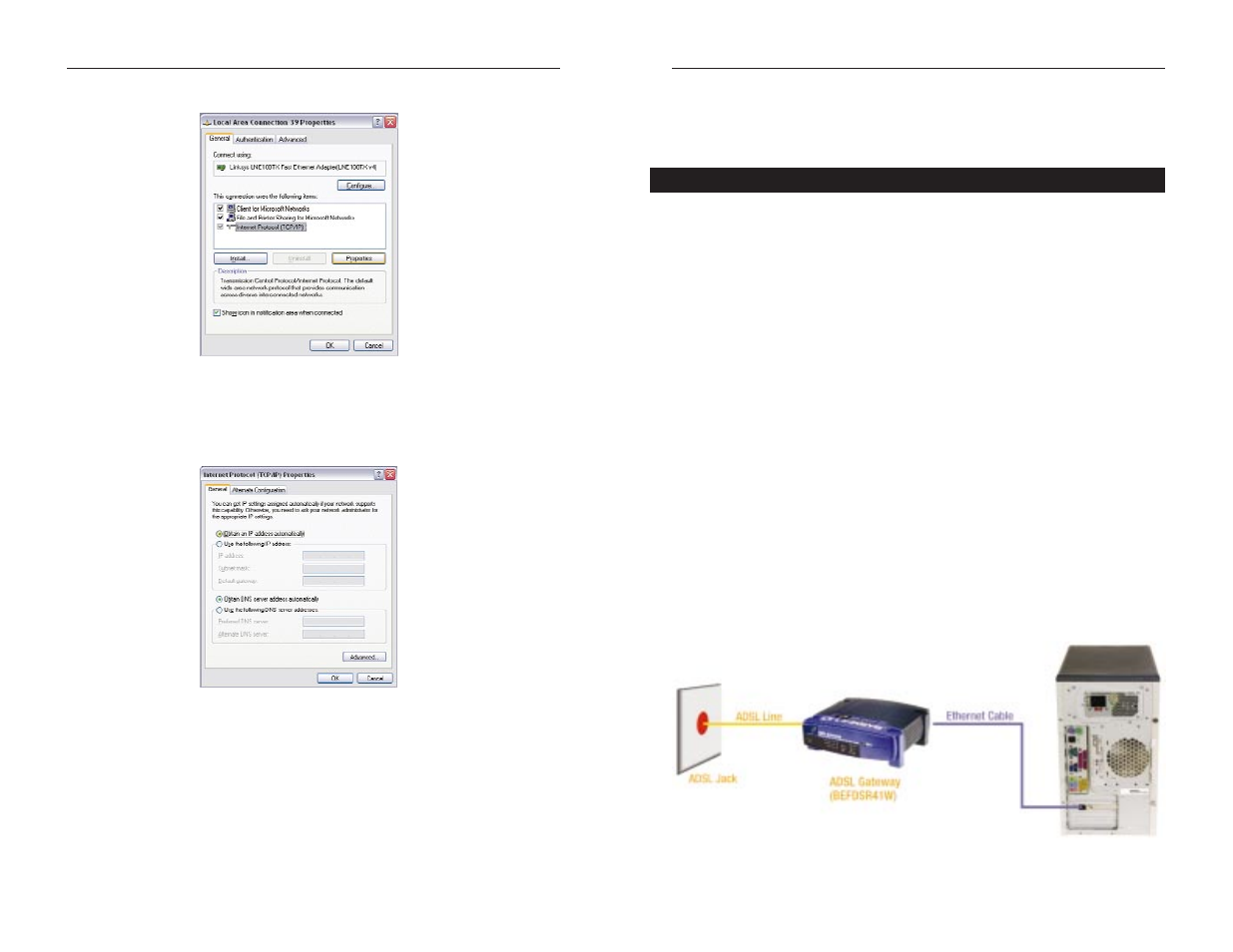 Chapter 5: configuring the gateway | Linksys BEFDSR41W User Manual | Page 14 / 46